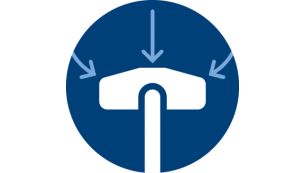 Ouvertures d'aspiration lat&eacute;rales pour nettoyer le long des murs