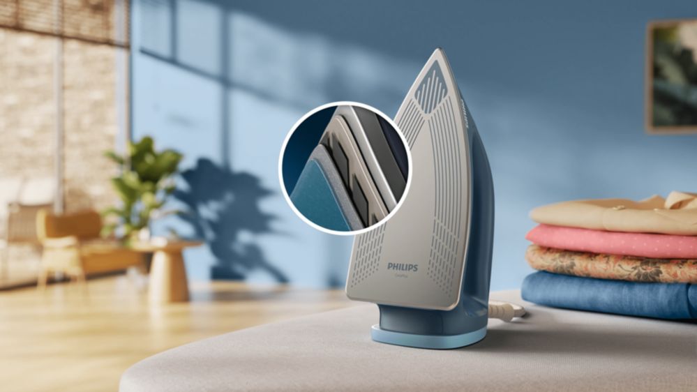 New CeraPlus soleplate to iron smoothly on every garment