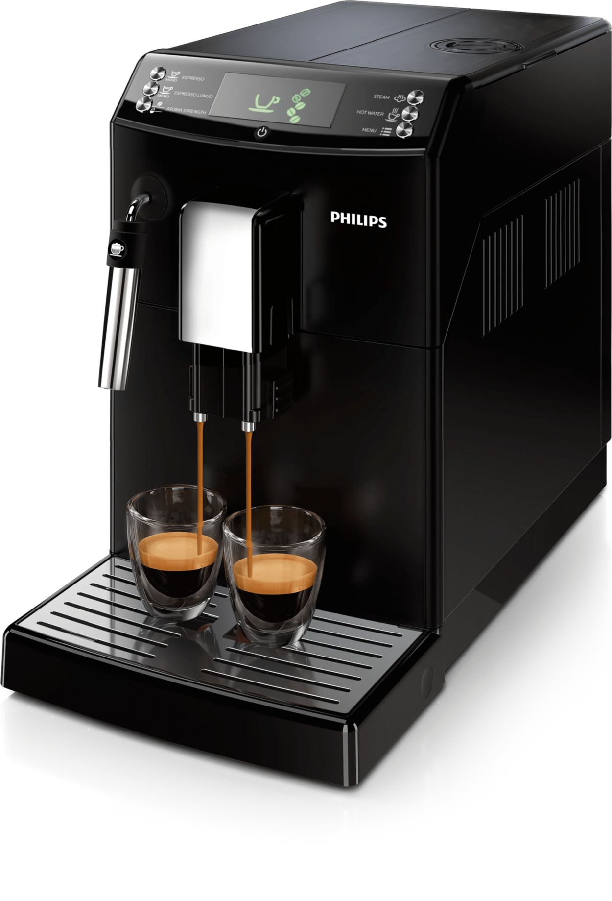Kaffe med &eacute;t enkelt tryk, pr&aelig;cis som du &oslash;nsker det