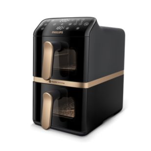 Вертикален Airfryer с двойна кошница от серия 4000 Airfryer