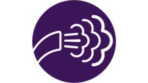 การตั้งค่าการรีดไอน้ำ 3 ระดับด้วยอัตราไอน้ำต่อเนื่องสูง