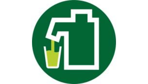 Pres direkte i glasset