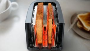 فتحتان كبيرتان تسع أحجامًا مختلفة من الخبز