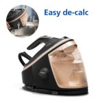 Fast ironing with automatic steam