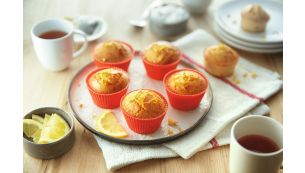 9 silicon muffin cups to enjoy different baking dishes