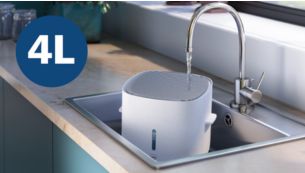 Réservoir d'eau amovible de 4 l pour un changement de mode facile