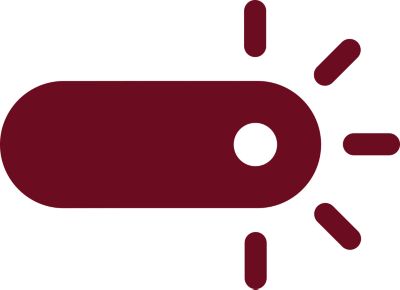 El interruptor de encendido LED se enciende cuando la cafetera está encendida