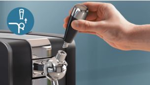 B&oslash;rnesikkert tappeh&aring;ndtag fjernes nemt