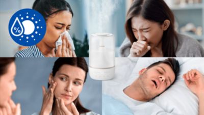 Ajuda a combater os sintomas do ar seco