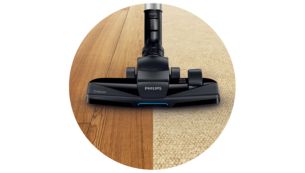 Het nieuwe 3-in-1 TriActive+-mondstuk zuigt grof en fijn stof op