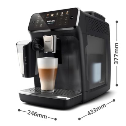Philips Series 4400:  ​Philips LatteGo One-Touch Barista  Bean To Cup Espresso Machine