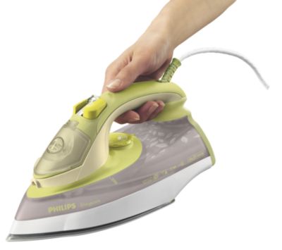 Neslīdošs rokturis ilgstošam gludināšanas komfortam