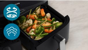 Tasainen kypsennystulos ilman palaneita kohtia