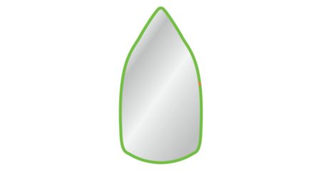 Aluminium soleplate for easy gliding on all fabrics