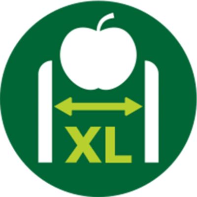 Orificio de entrada extragrande (75 mm)