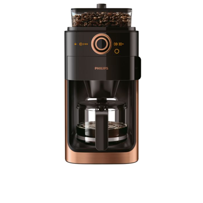 Philips grind and brew coffee maker best sale