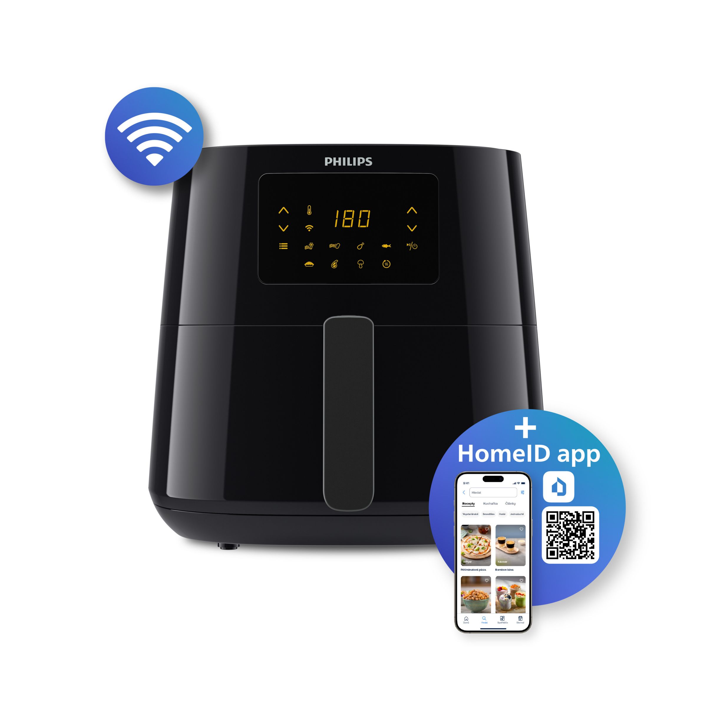 Philips Řada 5000 Connected - Multifunkční Airfryer XL Connected - HD9280/90