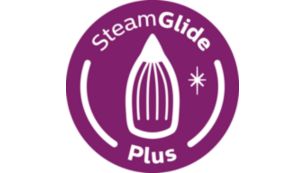 SteamGlide Plus-zoolplaat voor ultiem soepel strijken