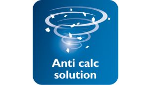 Permanent anti-calc solution inside