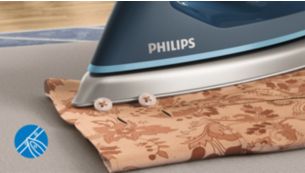 Button groove speeds up ironing along buttons and seams