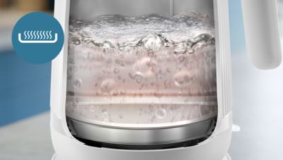 Tänu lamedale küttekehale on tagatud kiire keemaminek ja lihtne puhastamine