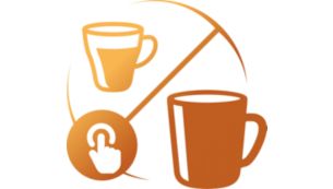 En kopp eller et krus med SENSEO®-kaffe på under ett minutt