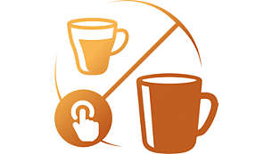 Eine Tasse oder ein Becher SENSEO® Kaffee in weniger als einer Minute