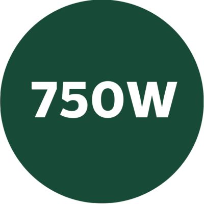 Powerful 750W motor tested for high endurance