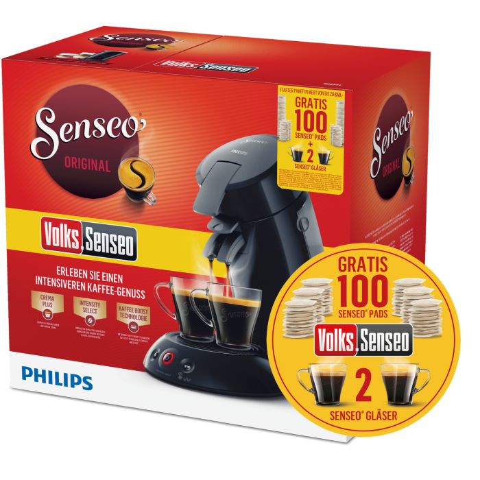 SENSEO® Original VOLKS-SENSEO: ein intensiveres Kaffeeerlebnis
