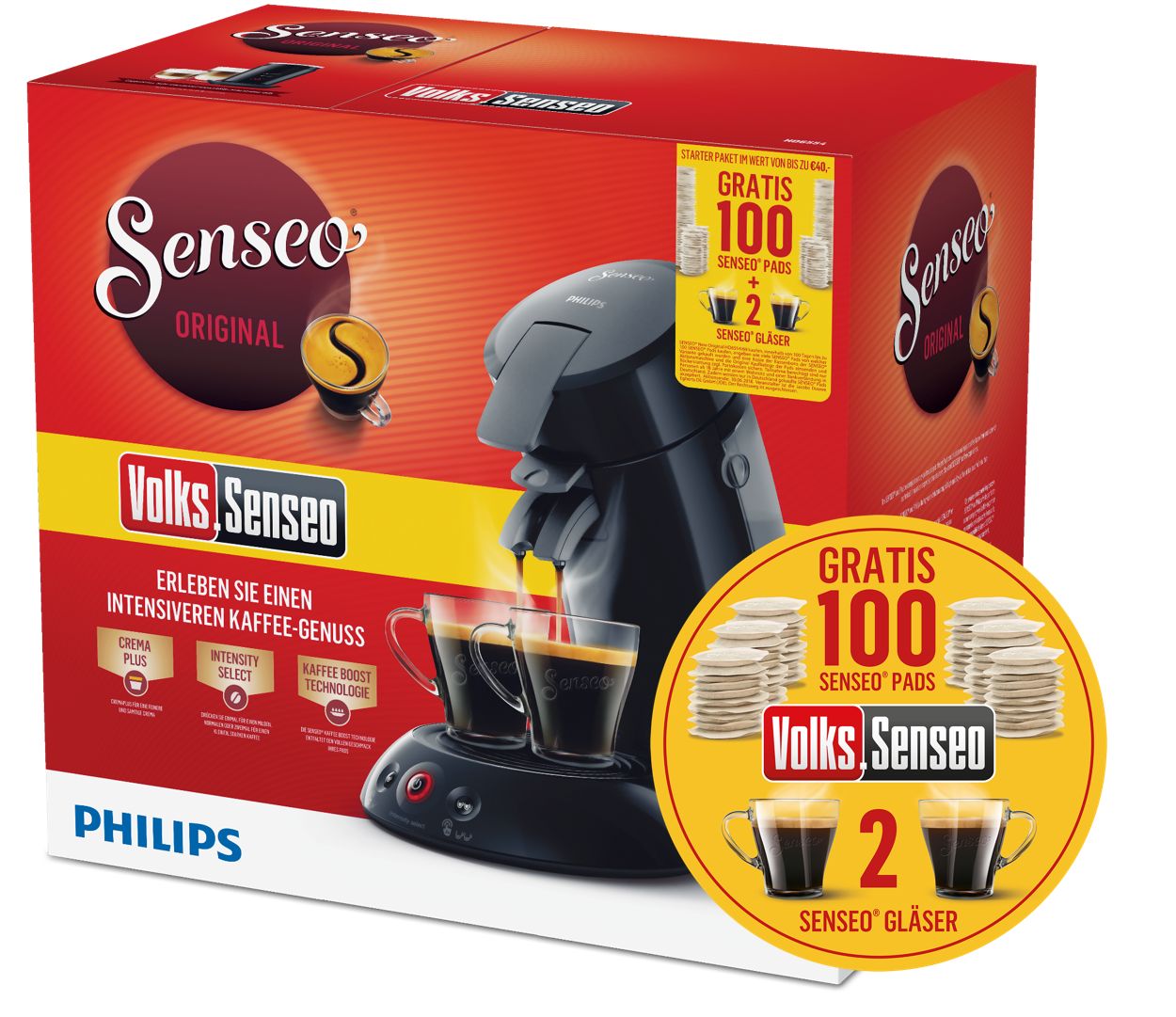 SENSEO® Original VOLKS-SENSEO: ein intensiveres Kaffeeerlebnis