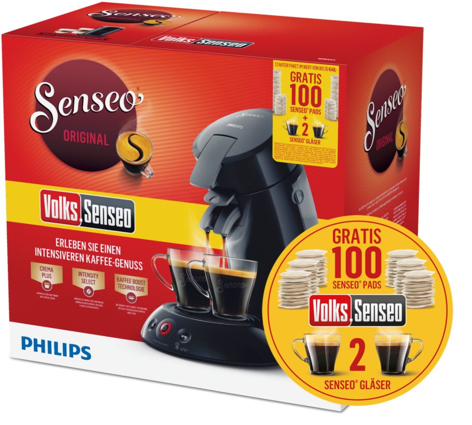 SENSEO® Original VOLKS-SENSEO: ein intensiveres Kaffeeerlebnis