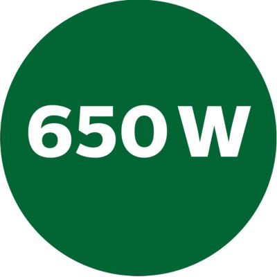 Potente motor de 650 W