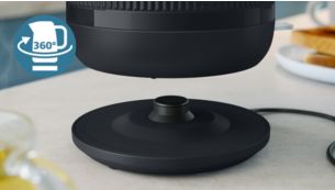 Mobiliteit met draadloze kan en draaivoet van 360&deg;