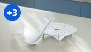 Включени аксесоари за удобно готвене