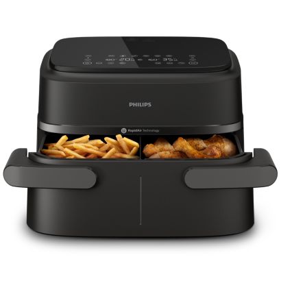 Pienikokoisin Airfryer kahdella korilla