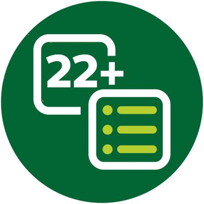 22+ iestatītas programmas nodrošina vieglu gatavošanu