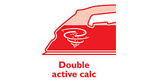Systém Double Active Calc zabraňuje vytváraniu vodného kameňa