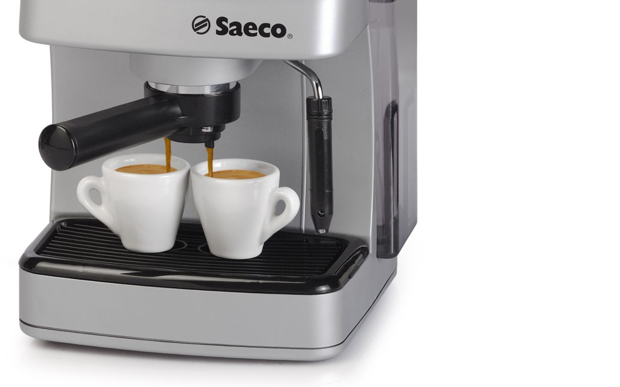 ブランド品専門の Via Veneto Saeco | RI9345/01 machine Espresso Manual コーヒーメーカー・エスプレッソマシン