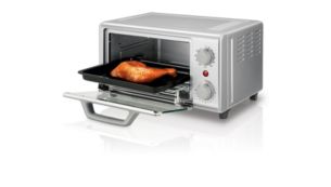 Tosta e aquece alimentos e lanches