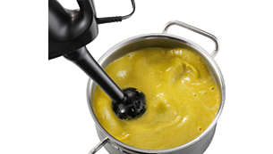 Use o mixer para preparar sopas e vitaminas