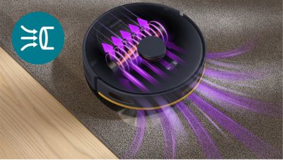 Ülisuur imemisvõimsus mustuse ja tolmu eemaldamiseks