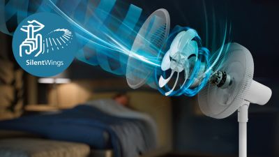 O 30 % tichšie chladenie vďaka technológii lopatiek SilentWings