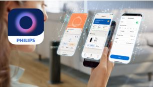 Verfolgen und steuern Sie Ihren Heizlüfter mit der Philips Air+ App