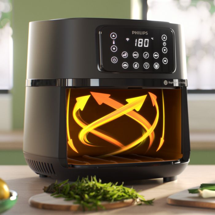 Fritadeira Airfryer Série 1000 4,2L Philips Preta 1500W - NA120