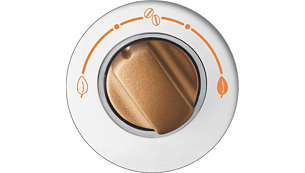 Temperature control knob to deliver maximum flavor