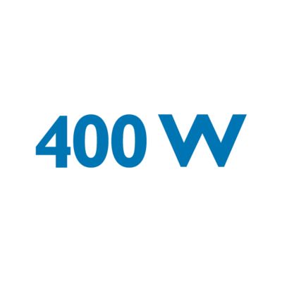 Strong 400 W motor