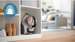 Compact design for easy storage